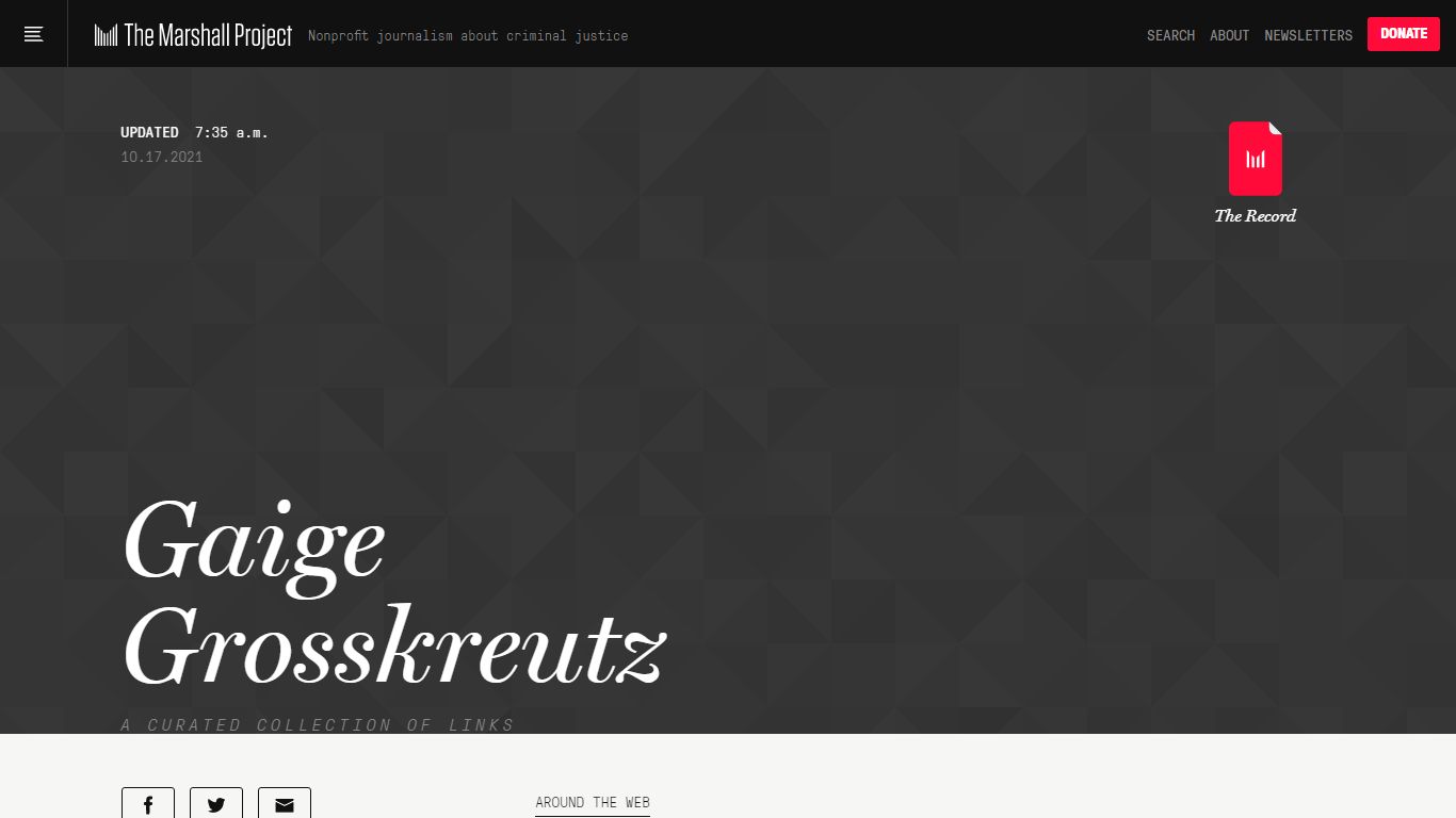 Gaige Grosskreutz | The Marshall Project